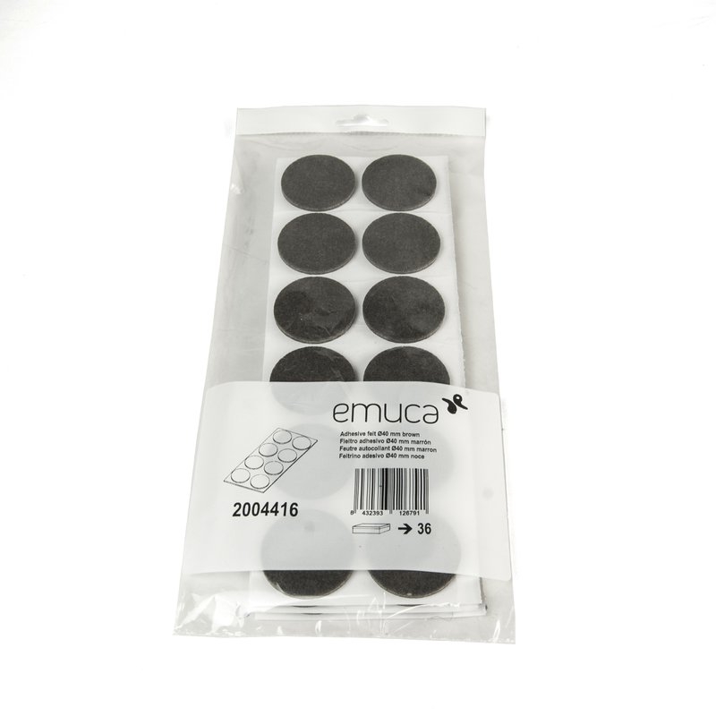 Protectores de fieltro adhesivo circulares para muebles