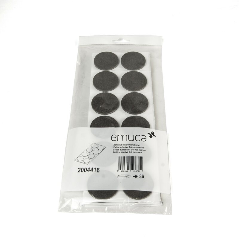 Protectores de fieltro adhesivo circulares para muebles
