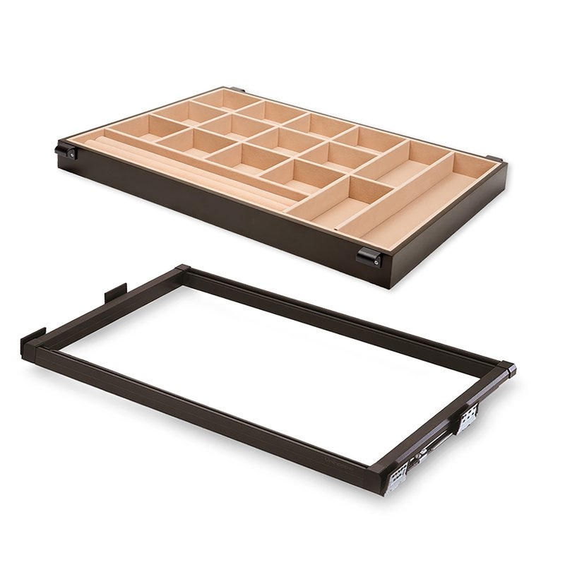 Kit cajón joyero interior armario Moka