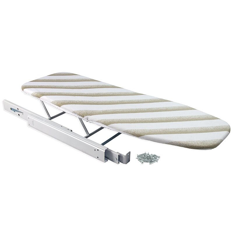 Emuca Tabla de planchar extraible Iron, Pintado blanco, Acero, 1 ud.