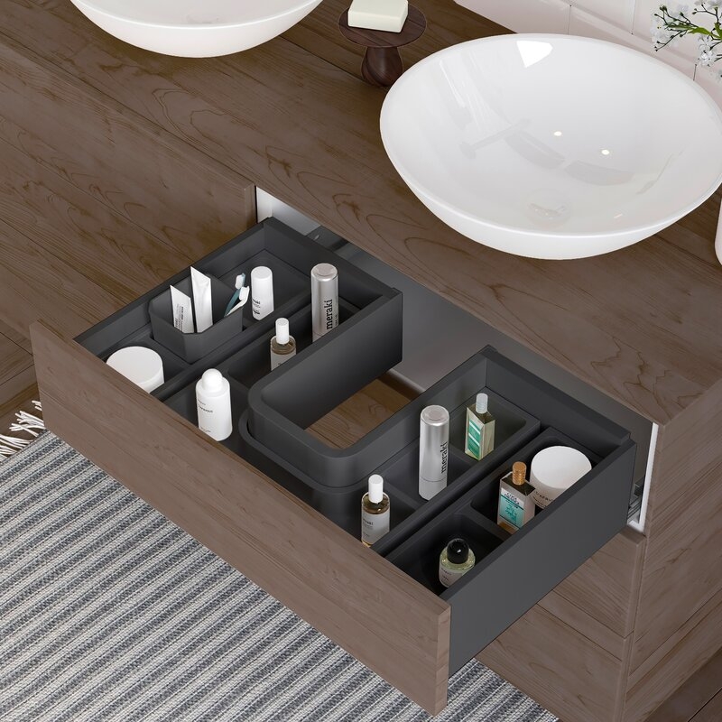 Organizadores para cajón de baño laterales Tidy