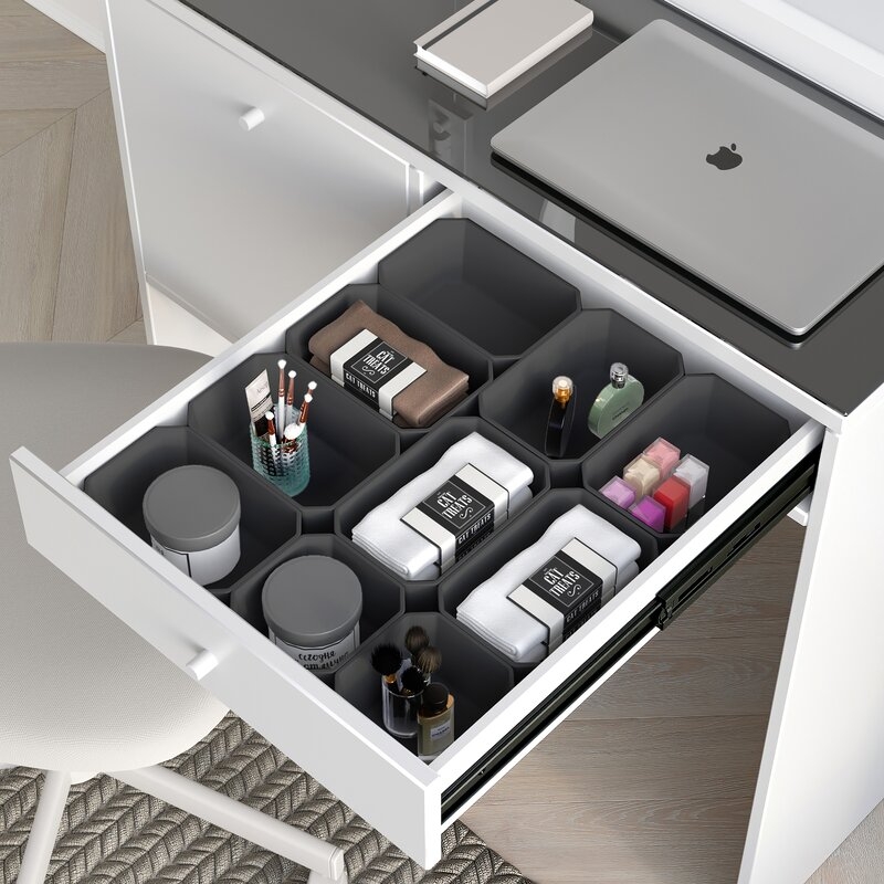 Cubos para organizadores de cajón de baño Tidy