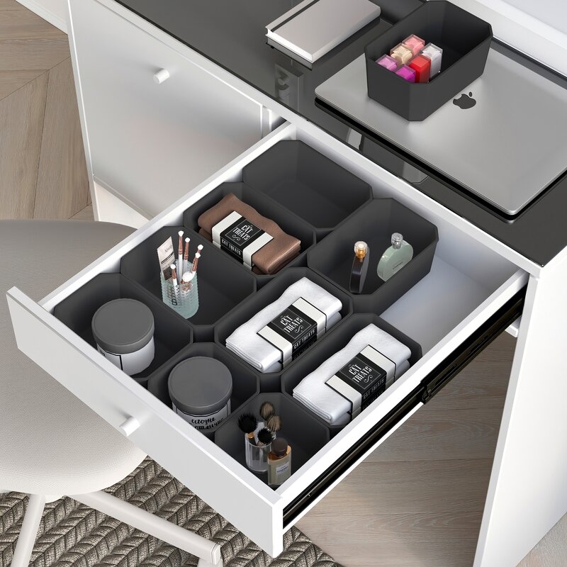 Cubos para organizadores de cajón de baño Tidy