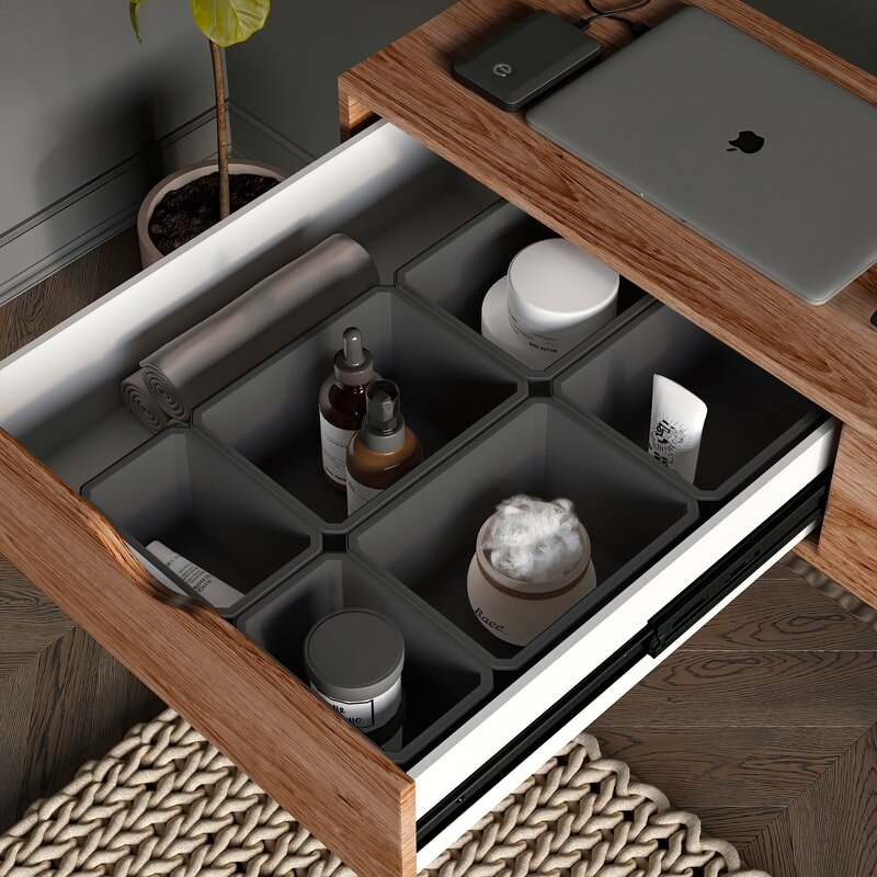 Cubos organizadores para cajón de baño Tidy
