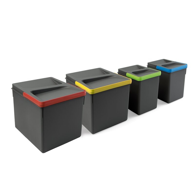 Contenedores para cajón de cocina Recycle, Altura 216