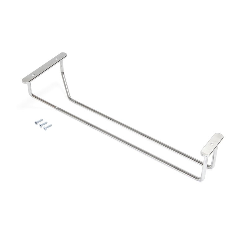 Emuca Soporte para copas Supra para muebles., Cromado, Acero, 1 ud.