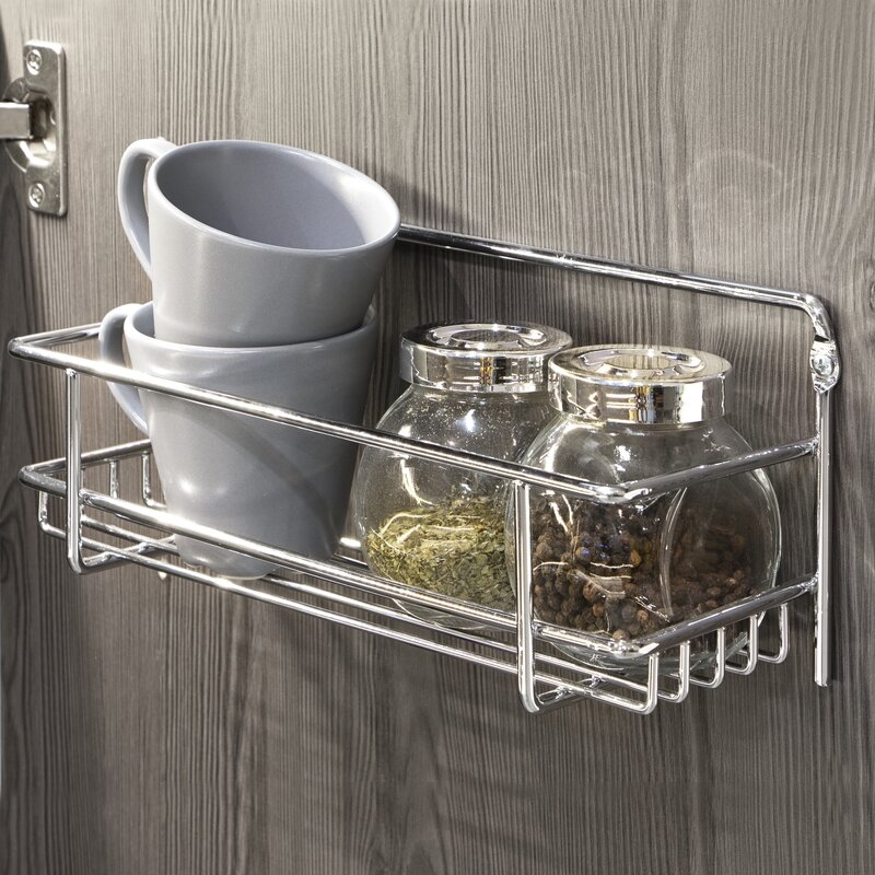 Emuca Set de 3 estantes especieros Supra para muebles de cocina, Cromado, Acero, 1 lote de 3 uds.