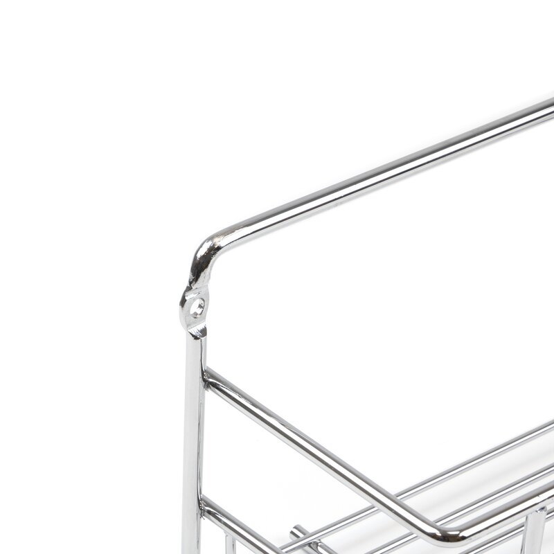 Emuca Set de 3 estantes especieros Supra para muebles de cocina, Cromado, Acero, 1 lote de 3 uds.