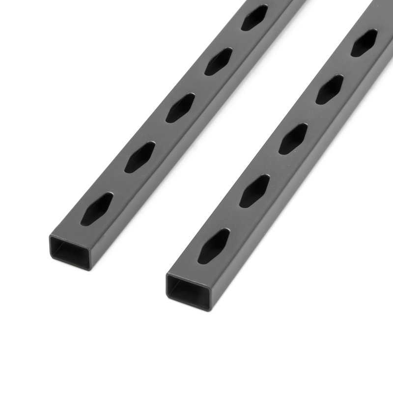 Emuca Especiero de 3 bandejas Titane para mueble de cocina o pared., Gris antracita, Acero, 1 ud.