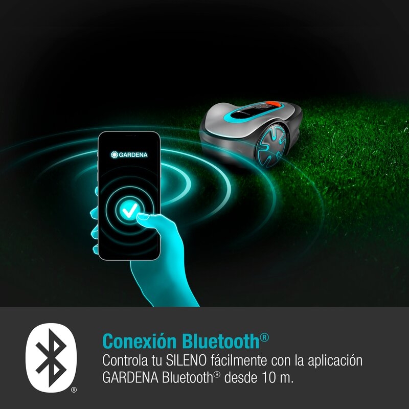 Robot cortacésped Gardena Sileno Mínimo 500 m2
