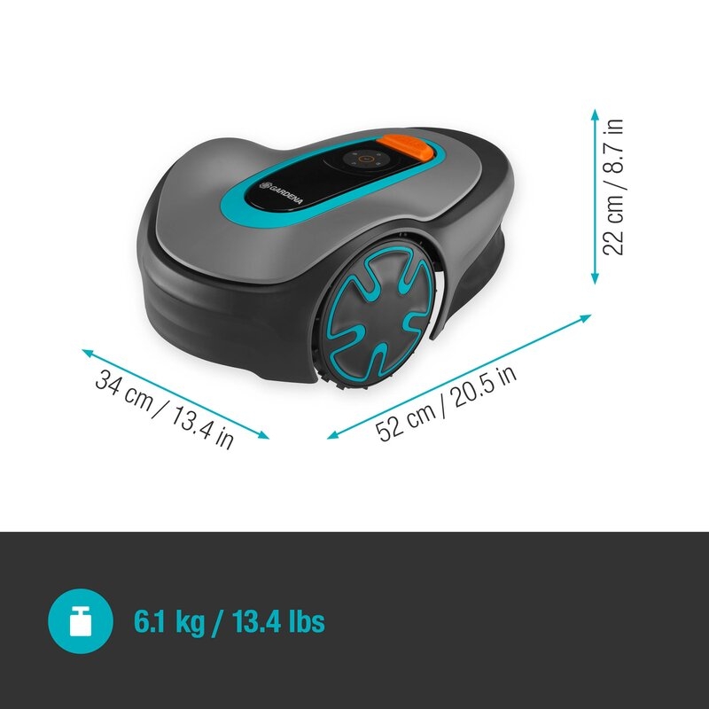 Robot cortacésped Gardena Sileno Mínimo 500 m2