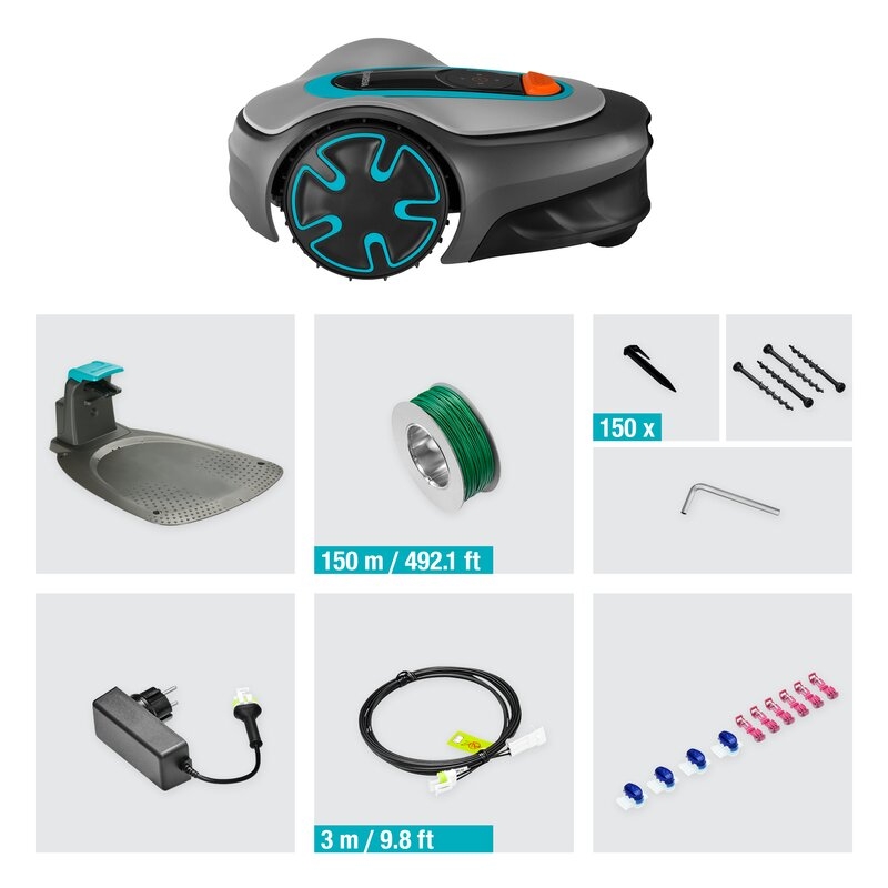 Robot cortacésped Gardena Sileno Mínimo 500 m2
