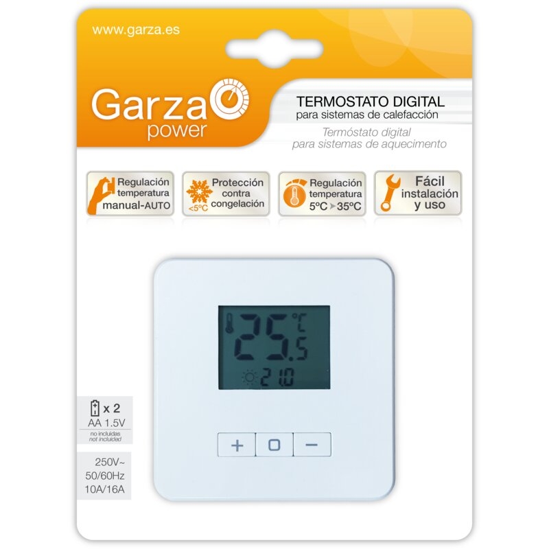 Cronotermostato Garza Digital No Programable