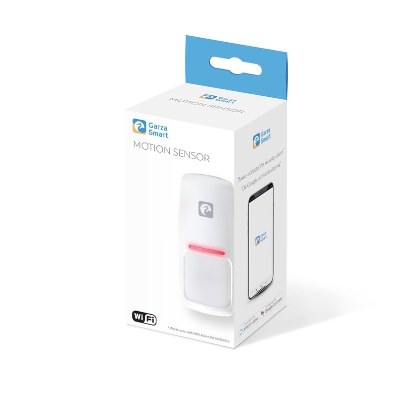 Garza ® Smarthome - Sensor de movimiento radiofrecuencia para kit de alarma de Garza.