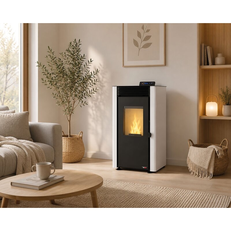 Estufa pellet pasillo Redpod Lux 8,8kW