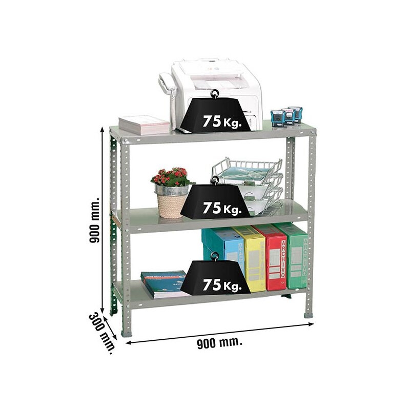 Estantería metálica Gris SIMONRACK