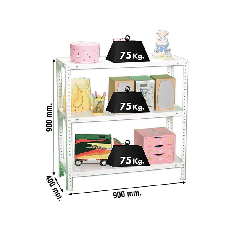 Estantería metálica Blanco SIMONRACK