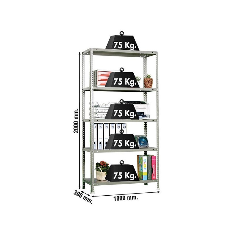 Estantería metálica Gris SIMONRACK
