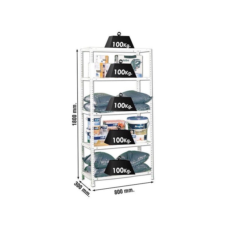 Estantería metálica Blanco SIMONRACK