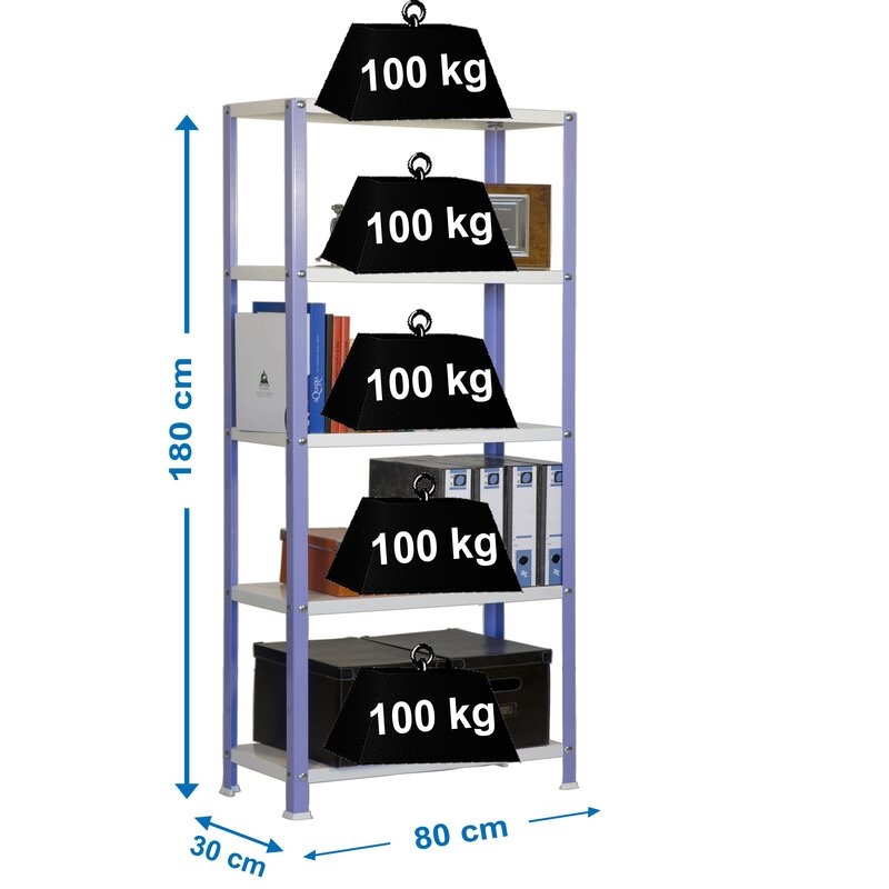 Estantería met 180x80x30cm Vio SIMONRACK