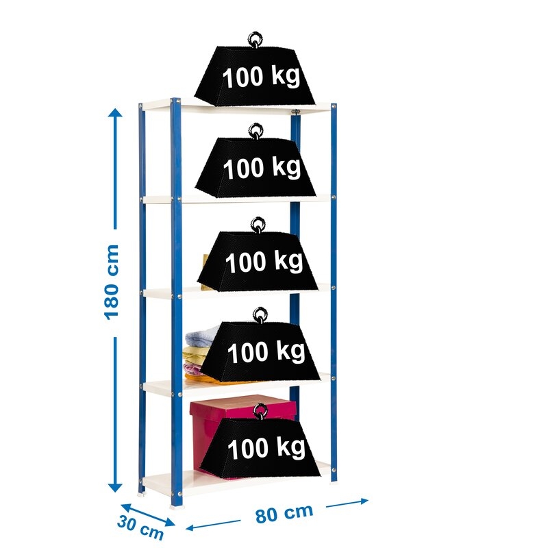 Estantería met 180x80x30cm Az SIMONRACK