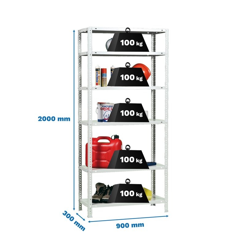 Estantería metálica Blanco SIMONRACK