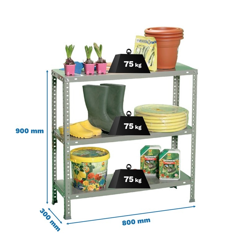 Estantería metálica Gris SIMONRACK