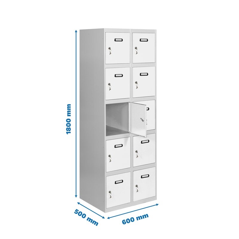 Taquilla met 180x60x50cm GR/BL SIMONRACK