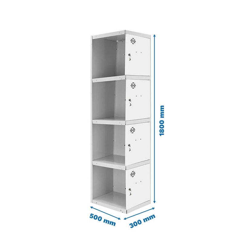 Taquilla met 180x30x50cm GrB SIMONRACK