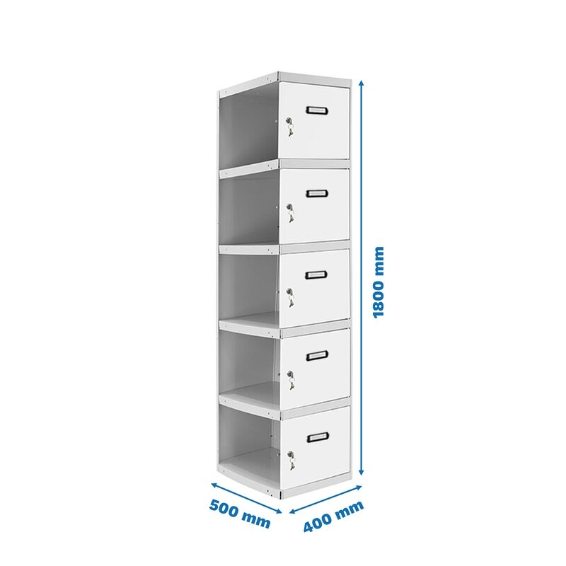 Taquilla met 180x40x50cm GrB SIMONRACK