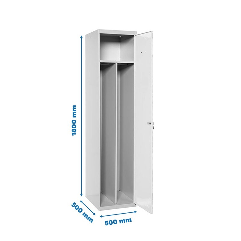 Taquilla met 180x50x50cm GrB SIMONRACK