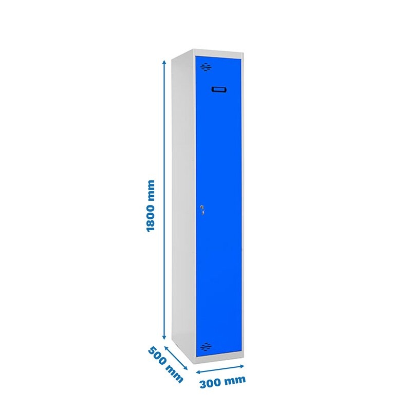 Taquilla met 180x30x50cm GR/AZ SIMONRACK