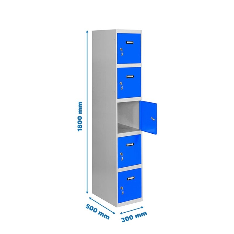 Taquilla met 180x30x50cm GR/AZ SIMONRACK