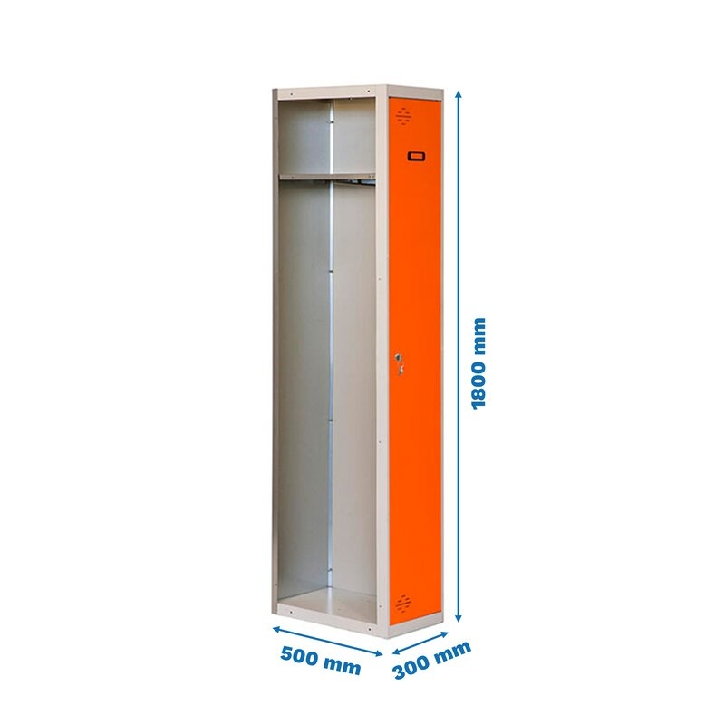 Taquilla met 180x80x50cm GR/NA SIMONRACK