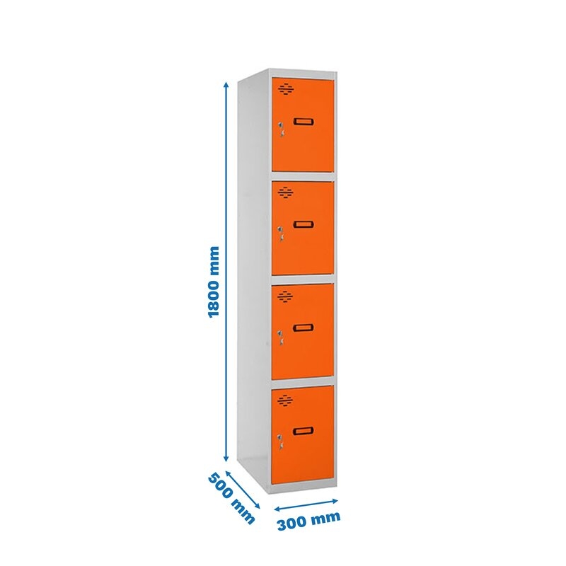 Taquilla met 180x30x50cm GR/NA SIMONRACK
