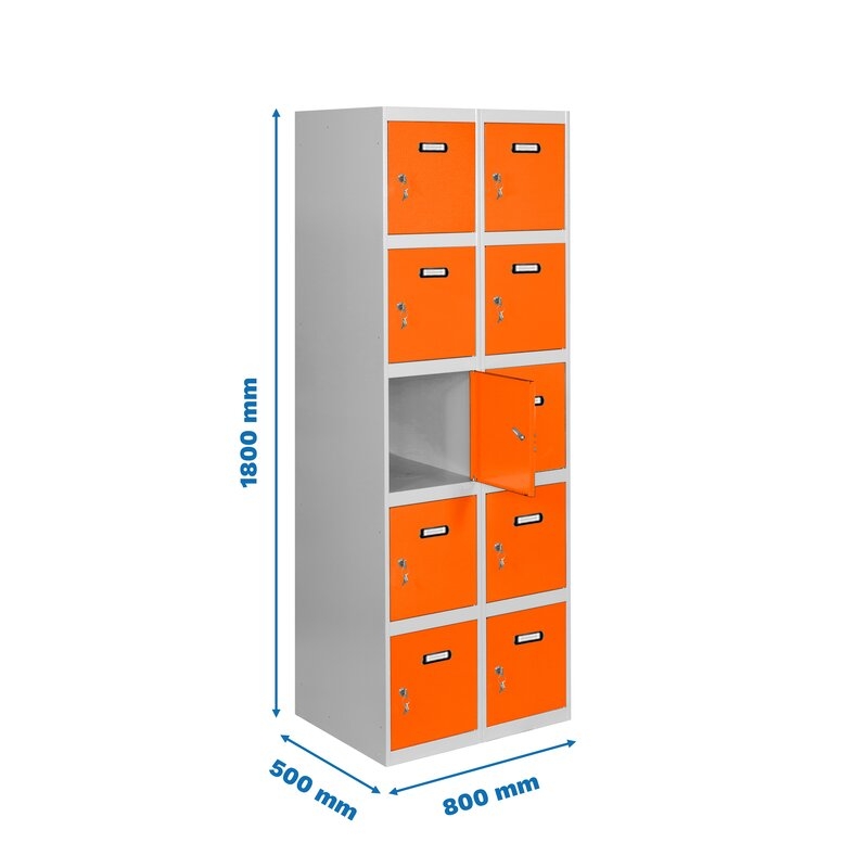 Taquilla met 180x80x50cm GR/NA SIMONRACK