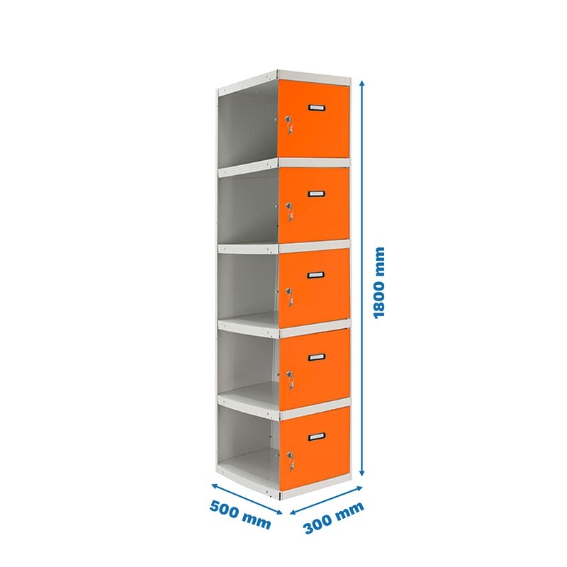 Taquilla met 180x30x50cm GR/NA SIMONRACK