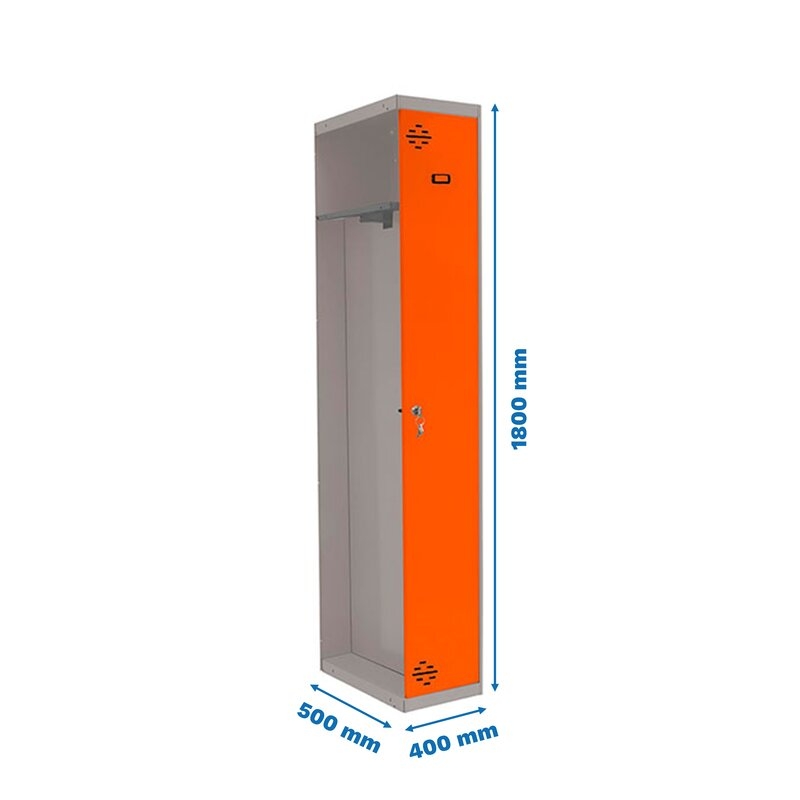 Taquilla met 180x30x50cm GR/NA SIMONRACK