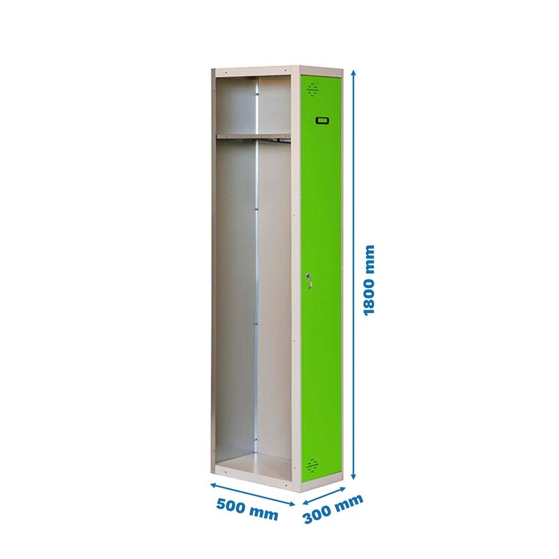 Taquilla met 180x80x50cm GR/VE SIMONRACK
