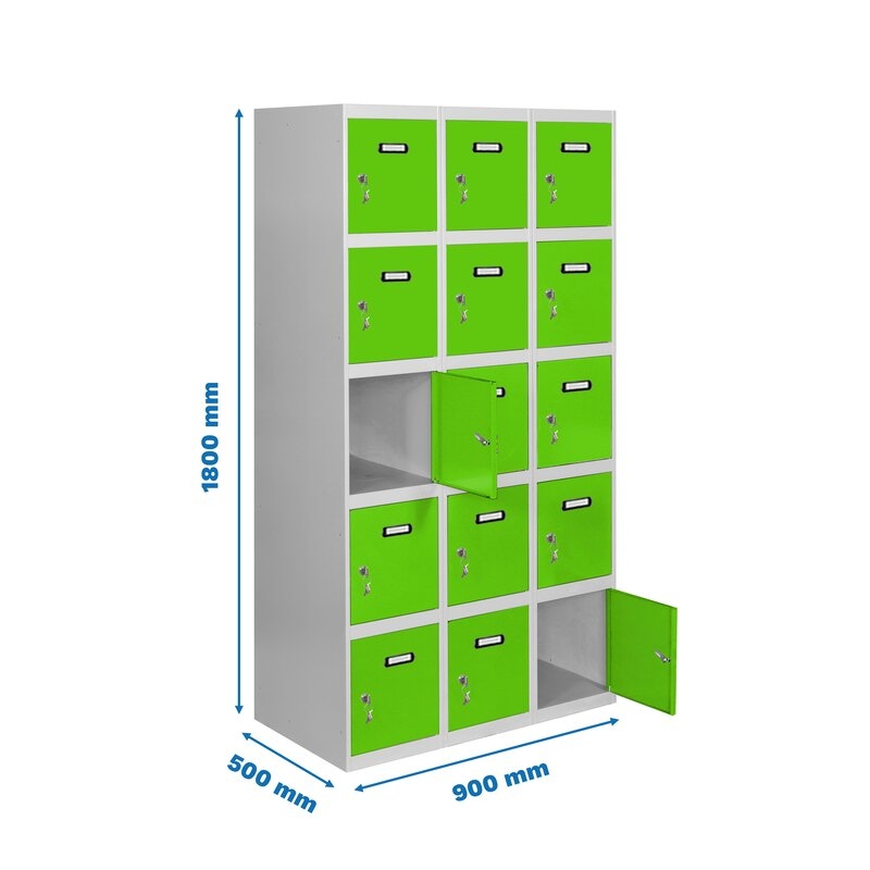 Taquilla met 180x90x50cm GR/VE SIMONRACK