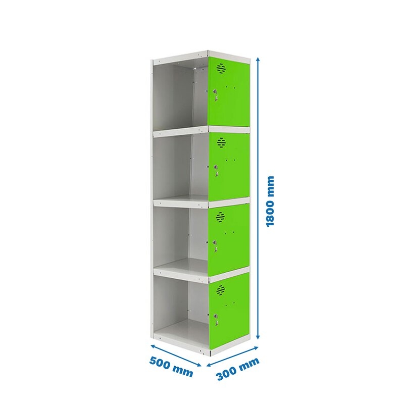 Taquilla met 180x30x50cm GR/VE SIMONRACK