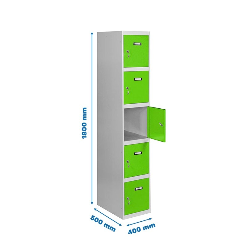Taquilla met 180x40x50cm GR/VE SIMONRACK