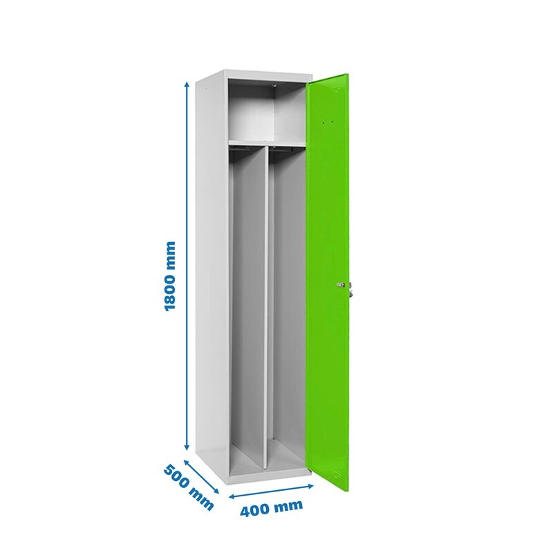 Taquilla met 180x40x50cm GR/VE SIMONRACK