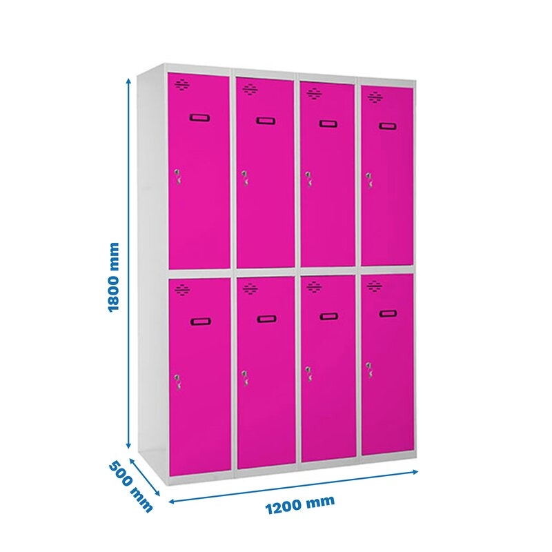 Taquilla met 180x120x50cm GR/R SIMONRACK