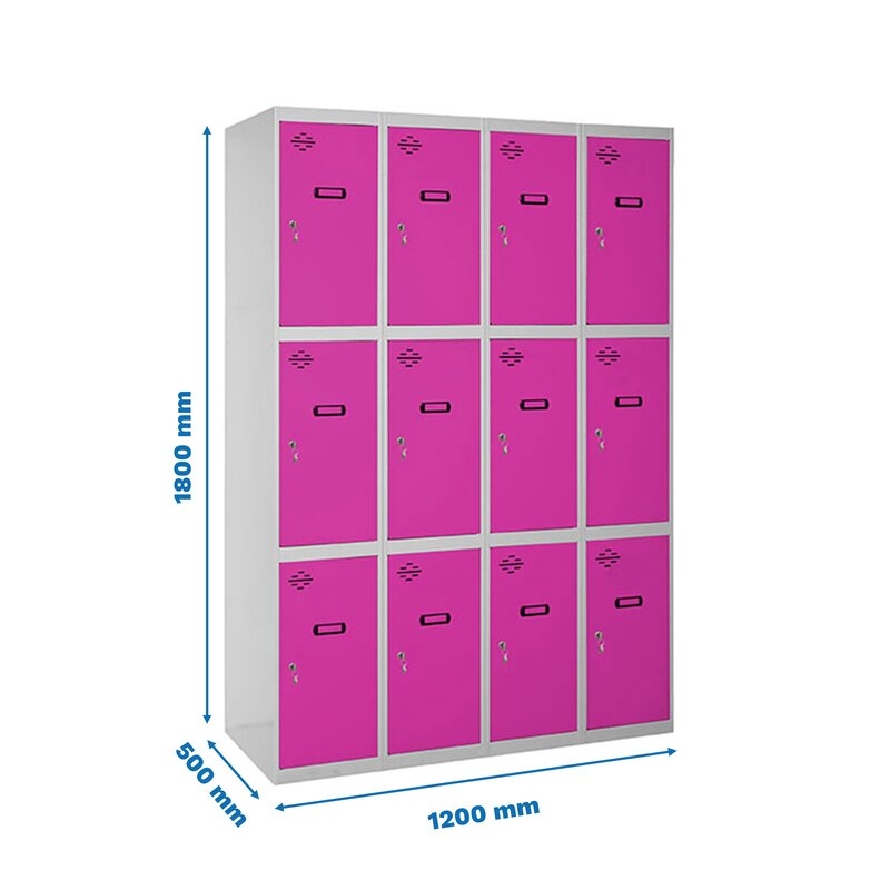 Taquilla met 180x120x50cm GR/R SIMONRACK