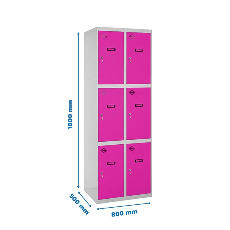 Taquilla met 180x80x50cm GR/R SIMONRACK