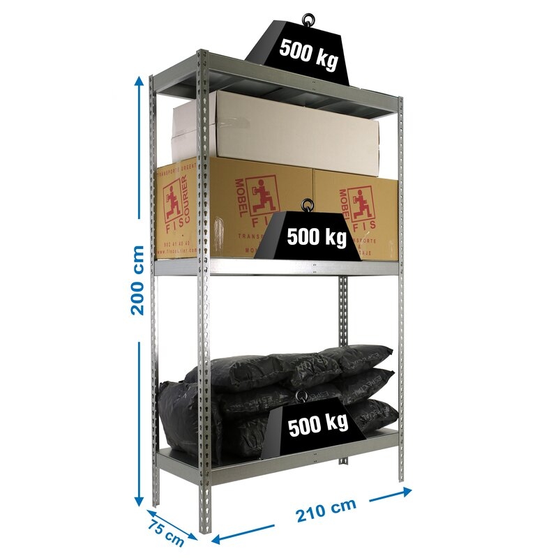 Estantería met 200x210x75cm GA SIMONRACK