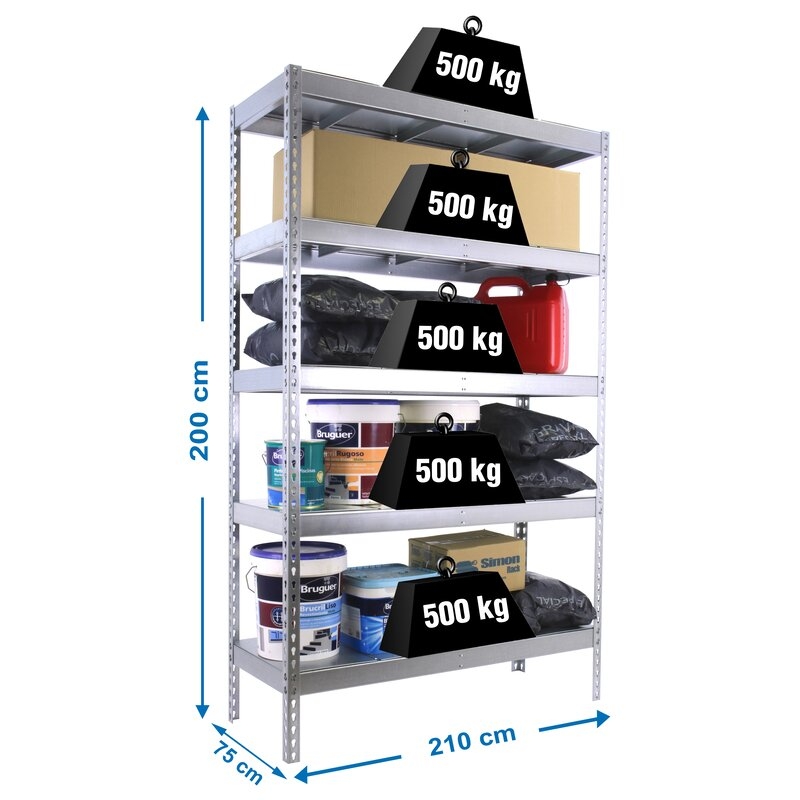 Estantería met 200x210x75cm GA SIMONRACK