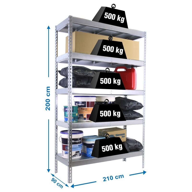 Estantería met 200x210x90cm GA SIMONRACK