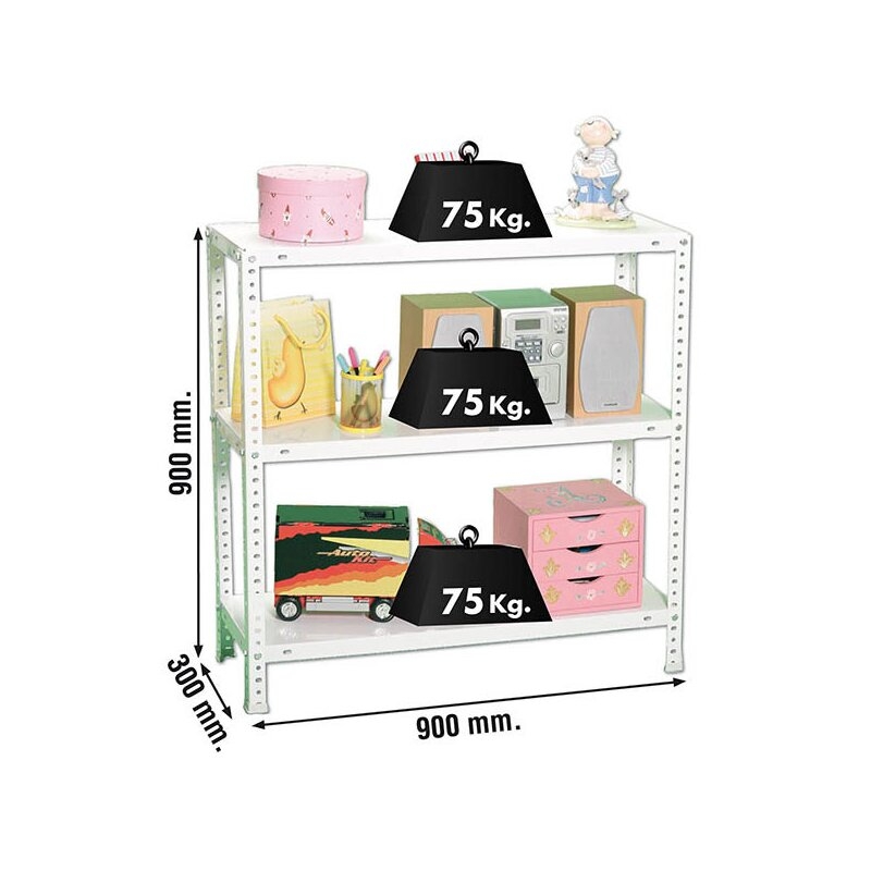 Estantería metálica Blanco SIMONRACK